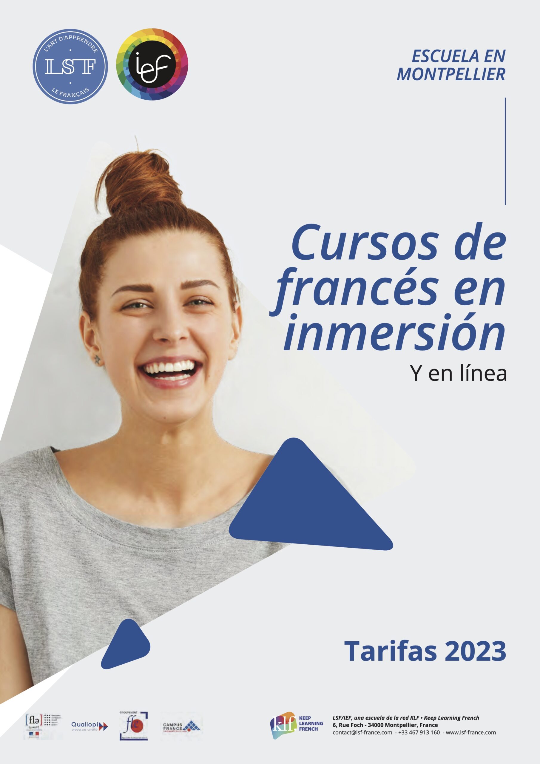 Precios y Documentación 2023 - LSF | Learn French in South of France
