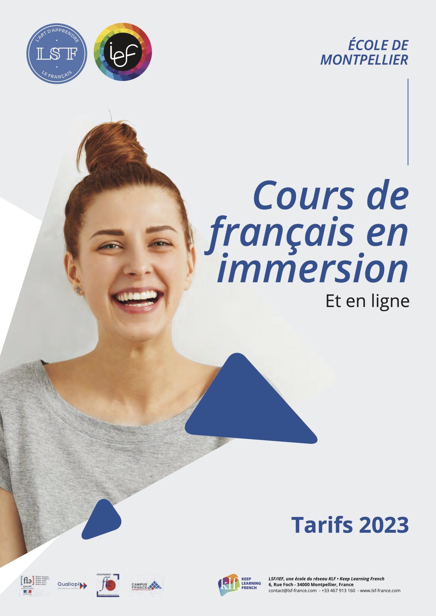 Tarifs et documentation 2023 LSF Learn French in South of France