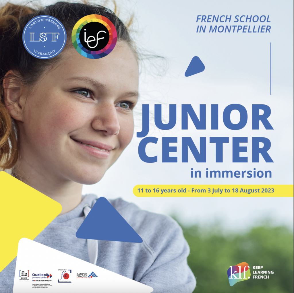 Junior center summer french courses Montpellier
